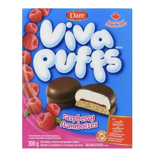 Viva Puffs Cookies Raspberry 300 g