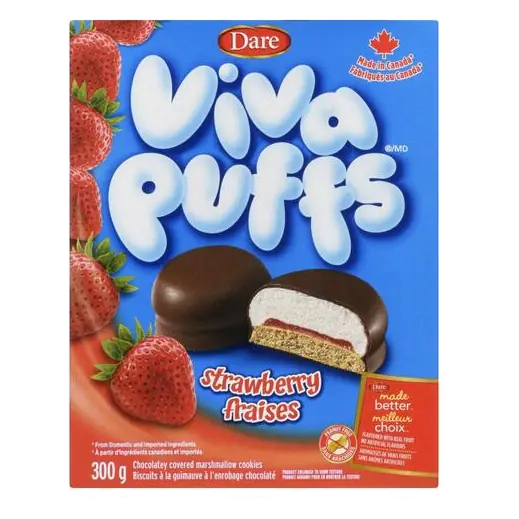 Viva Puffs Cookies Strawberry 300 g