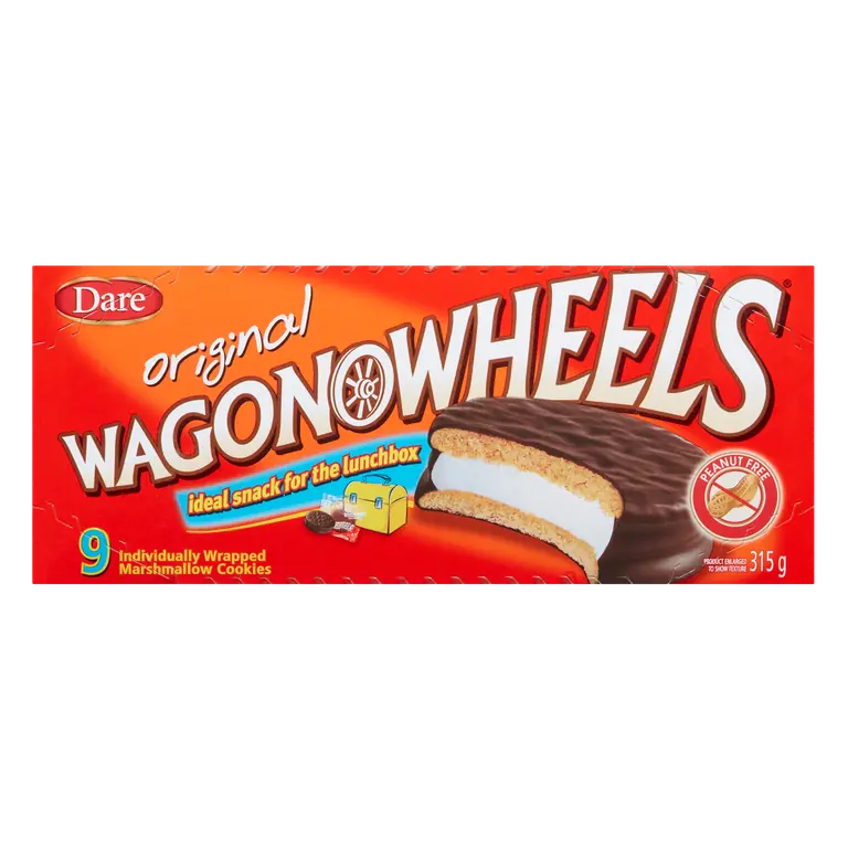 Wagon Wheels Peanut-Free Marshmallow Cookies Original 315 g