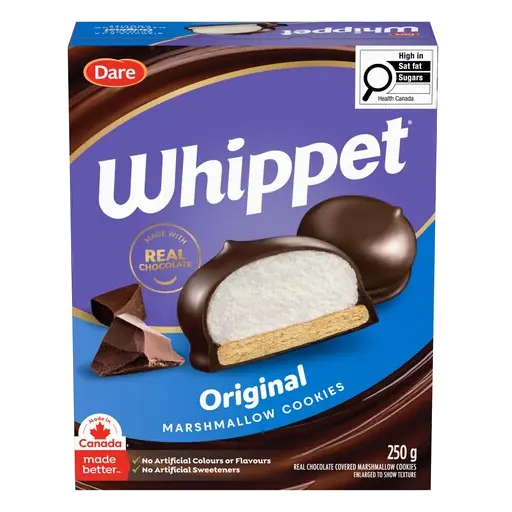 Whippet Chocolate Covered Marshmallow Cookies Original 250 g