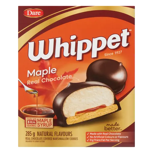 Whippet Cookies Maple 285 g