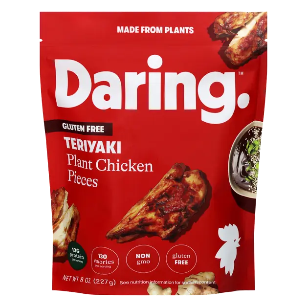 Teriyaki Plant Chicken Pieces Frozen