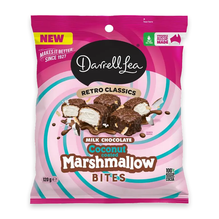 Coconut Marshmallow Bites Milk Chocolate