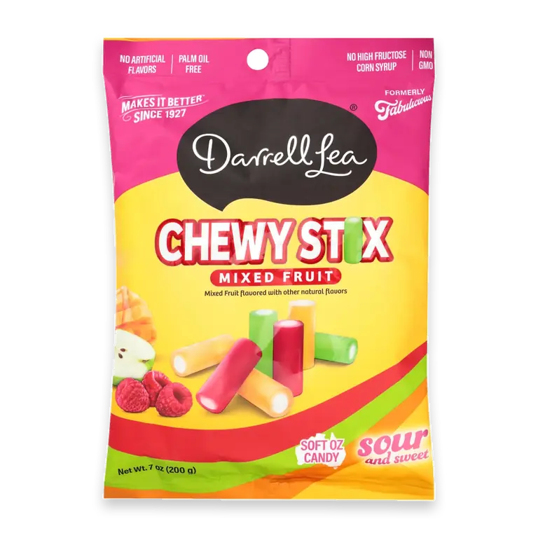 Fabulicious Mixed Fruit Flavor Sour Candy Stix