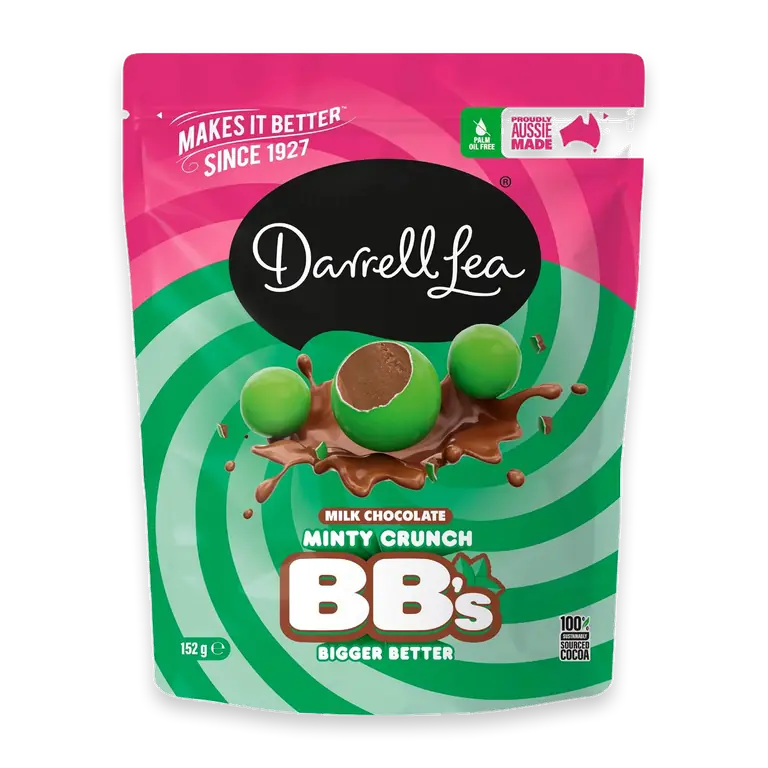 Milk Chocolate BB's Minty Crunch