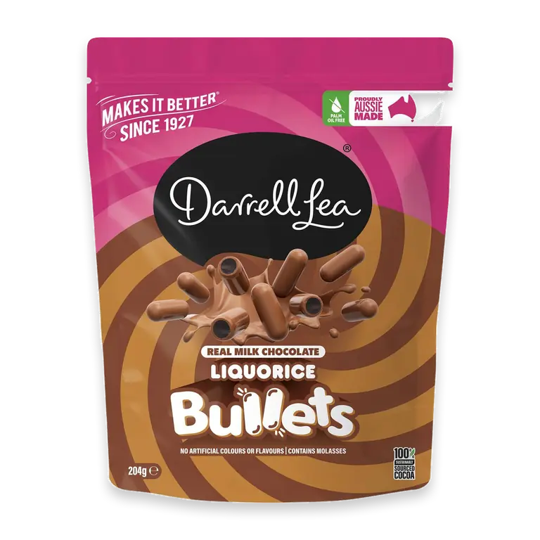 Milk Chocolate Liquorice Bullets