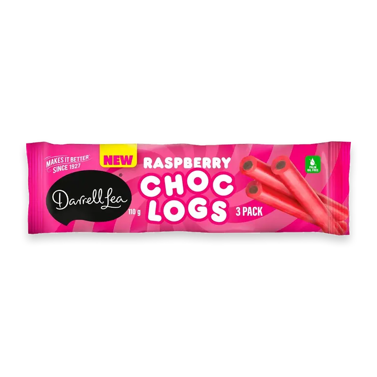 Raspberry Choc Logs