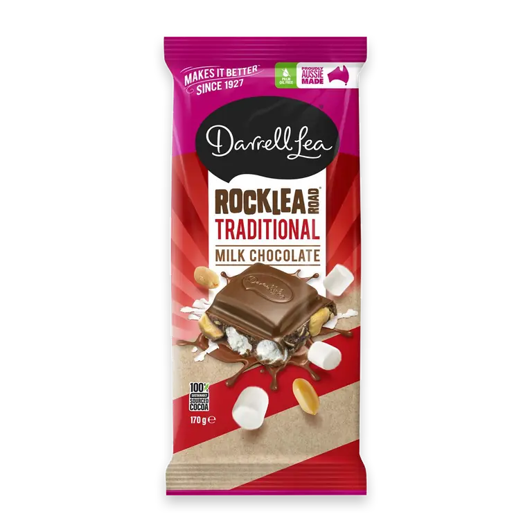 Rocklea Road Traditional Milk Chocolate Block