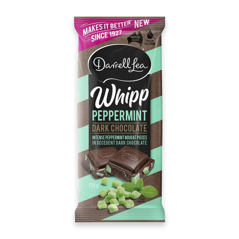 Whipp Peppermint Dark Chocolate Block