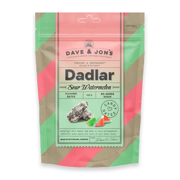 Dadlar Sour Watermelon 125g