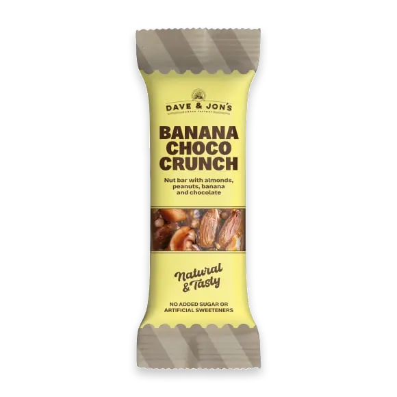 Nut Bar Banana Chocolate