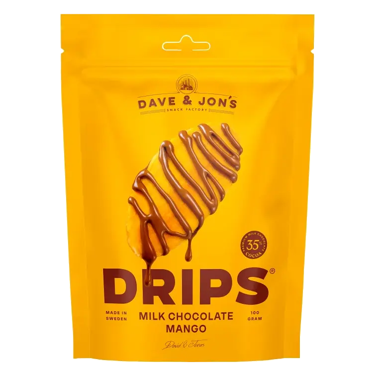 Torkad Mango med mjölkchoklad 100g