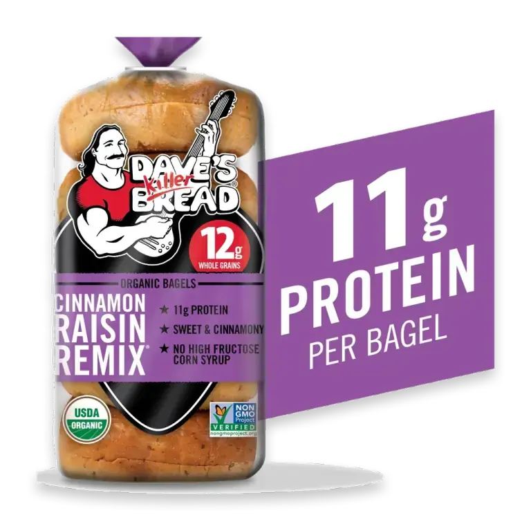Cinnamon Raisin Remix Bagels Organic Bagels