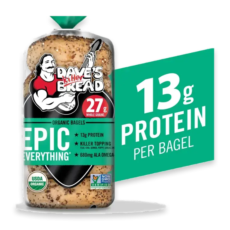 Epic Everything Bagels, Organic Bagels, 5 Count