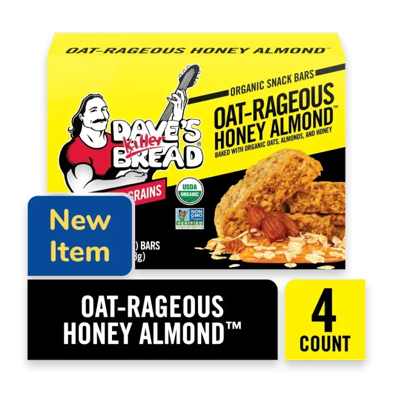 Oat-Rageous Honey Almond Organic Snack Bars