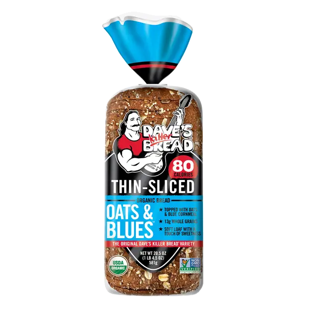 Dave's Killer Bread, Oats & Blues Thin-Sliced Organic Bread