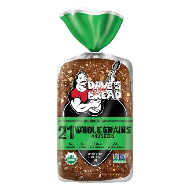 Organic 21 Whole Grains & Seeds Bread Sliced