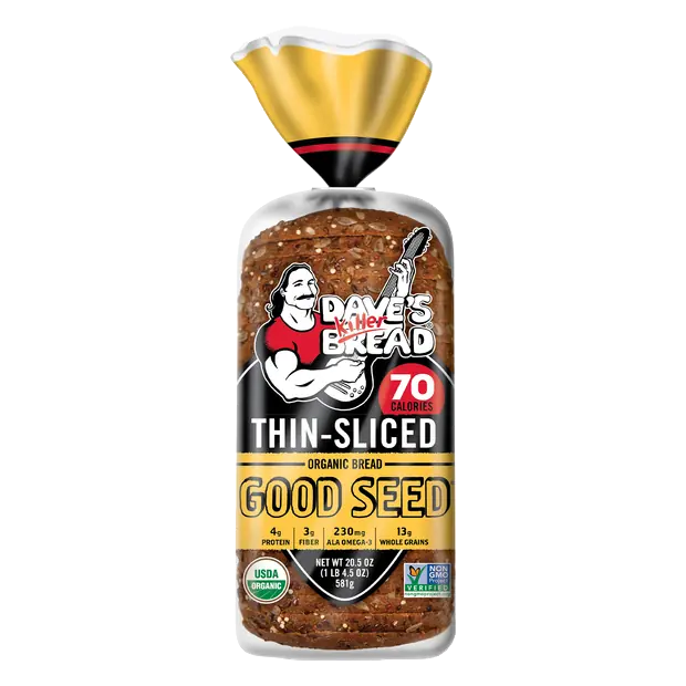 Organic 70 Calories Good Seed Thin Bread Sliced