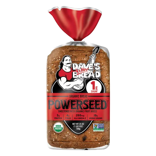 Organic Powerseed Whole Grain Bread Sliced