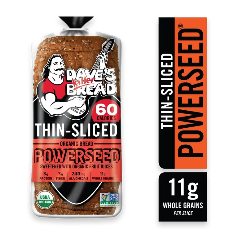 Organic Thin Sliced Powerseed and Whole Grain Bread