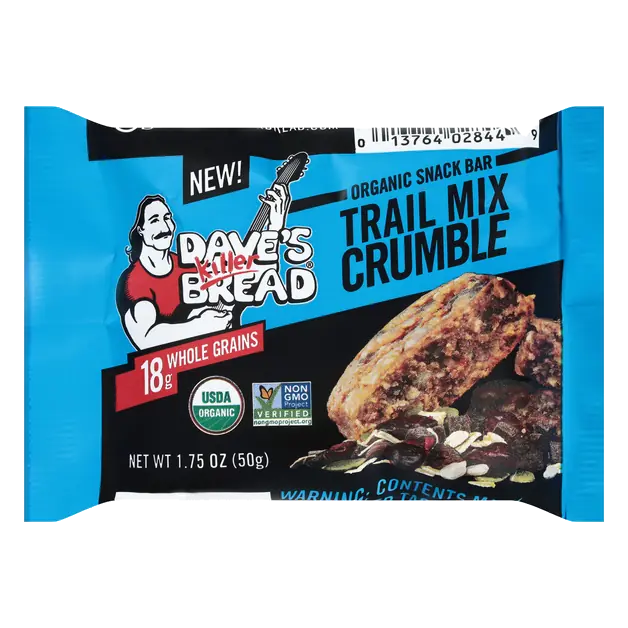 Organic Trail Mix Crumble Snack Bar