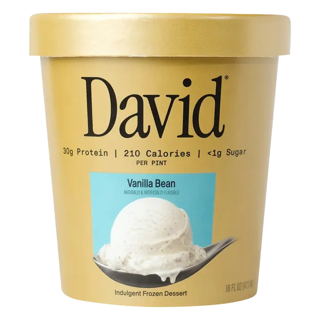 David Protein Vanilla Bean Frozen Dessert Pint