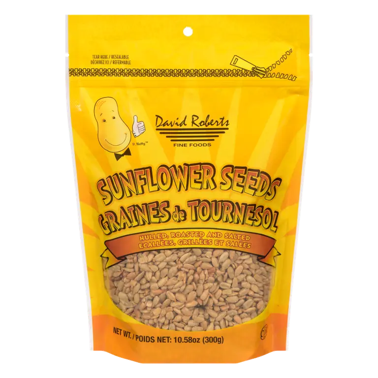David Roberts Roasted Hulled Sunflower Seeds With Salt 300 g