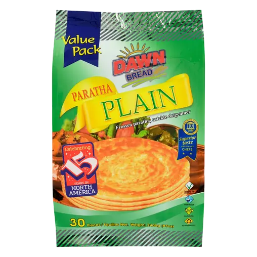 Frozen Paratha Plain Bulk 2.4 kg