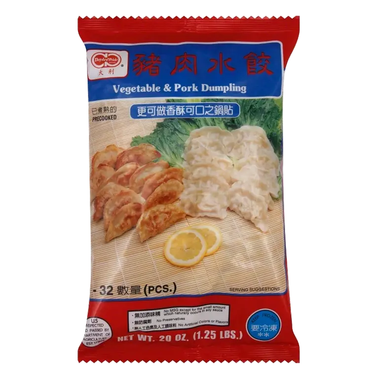 Dayleepride Frozen Vegetable Pork Gyoza, 20oz