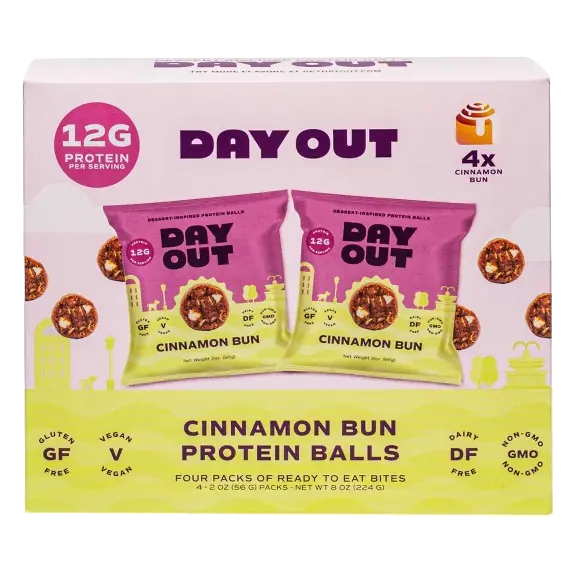 Day Out Cinnamon Bun Protein Balls Multipack - 12g Protein - 8oz