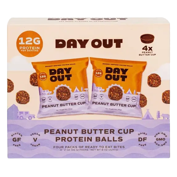 Day Out Peanut Butter Cup Protein Balls Multipack - 12g Protein - 8oz