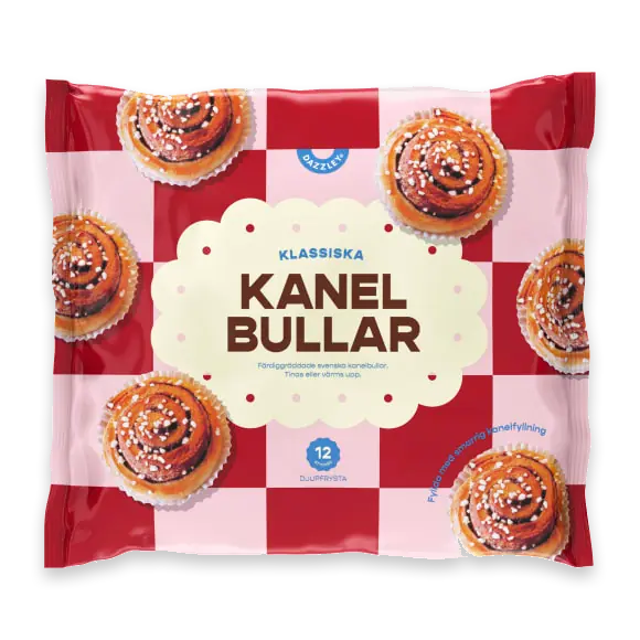 Kanelbullar Fryst/12-pack