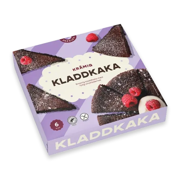 Kladdkaka Fryst