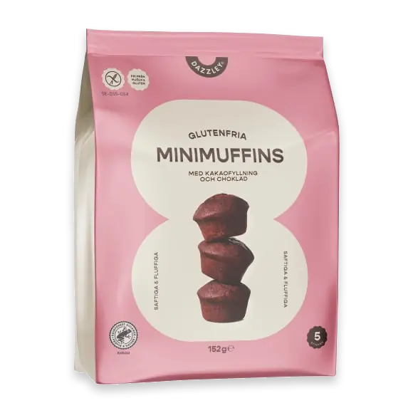 Minimuffins Choklad Glutenfria
