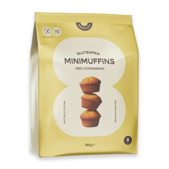 Minimuffins Citron Glutenfria