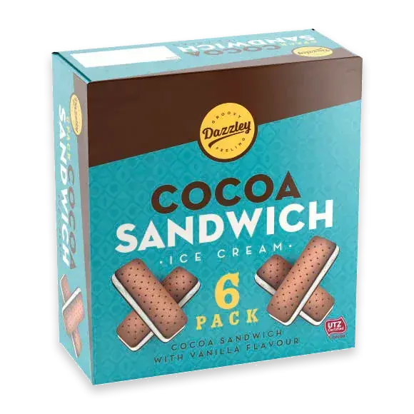 Sandwich Cocoa Glass