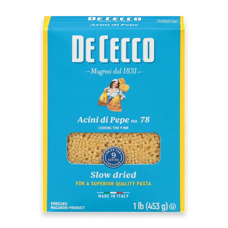 Enriched Macaroni Acini Di Pepe