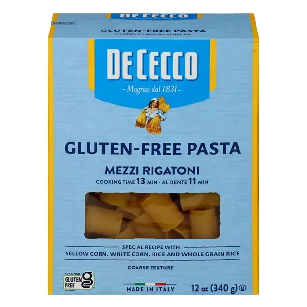 Gluten-Free Mezzi Rigatoni Pasta
