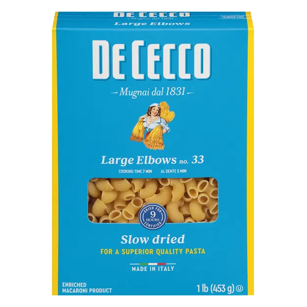 Large Elbows Macaroni Pasta