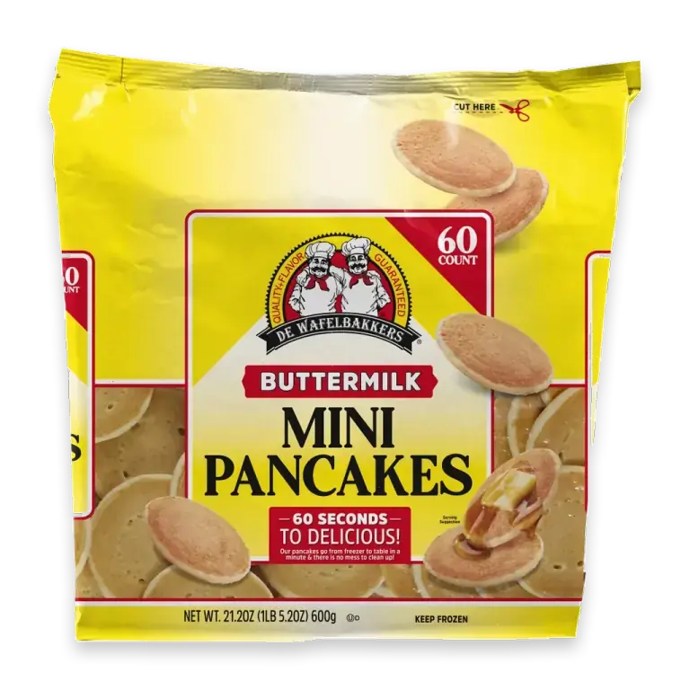 Frozen Buttermilk Mini Pancakes, 60 Count Pack