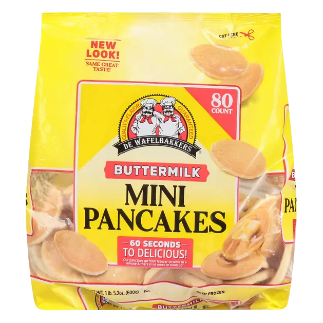 Mini Buttermilk Pancakes - 60 ct
