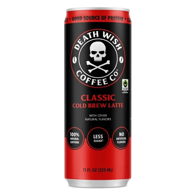 Death Wish Coffee Co Classic Cold Brew Latte, 11 fl oz
