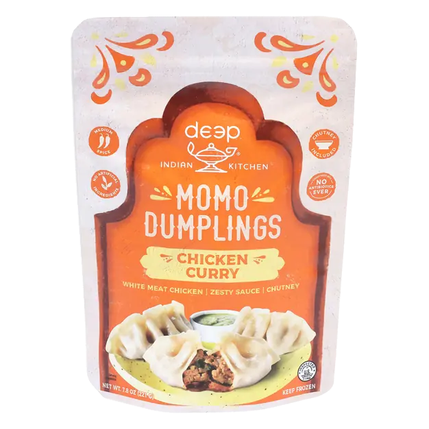 Chicken Curry Momo Dumplings Frozen