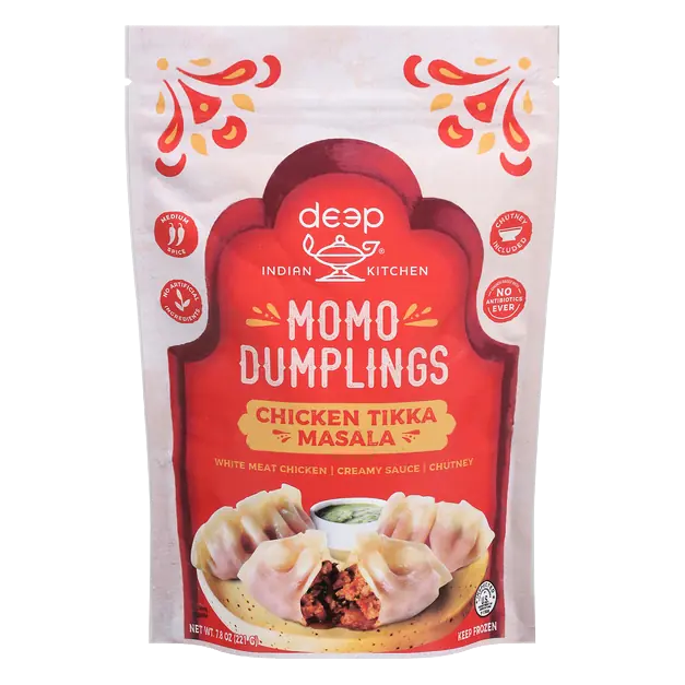 Chicken Tikka Masala Momo Dumplings Frozen