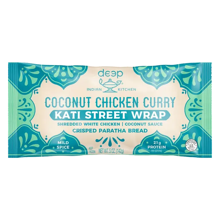 Deep Indian Kitchen Coconut Curry Kati Street Wrap, 5oz