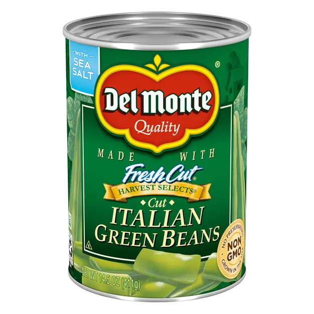 Cut Green Italian Beans with Sea Salt