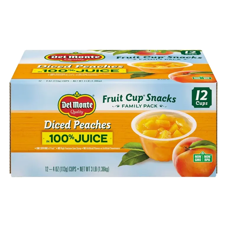Del Monte Diced Peaches Fruit Cup