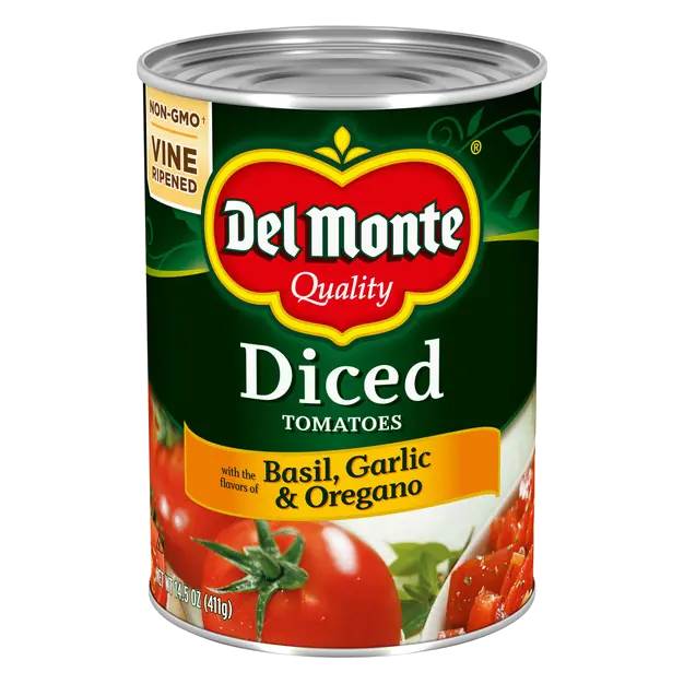 Diced Tomatoes with Basil Garlic & Oregano