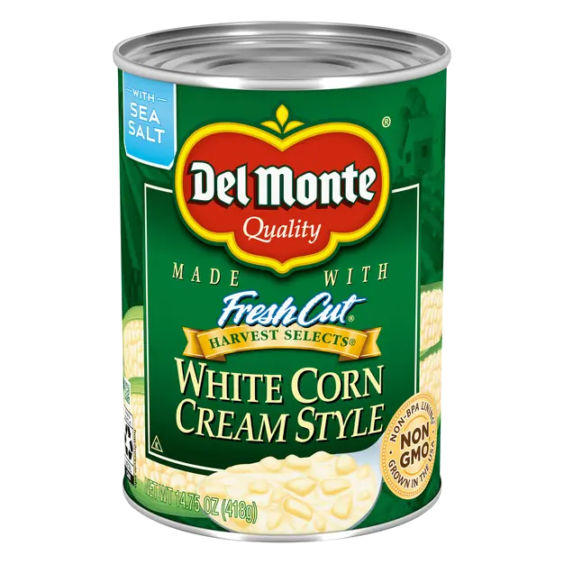 Harvest Selects White Cream Style Corn with Sea Salt