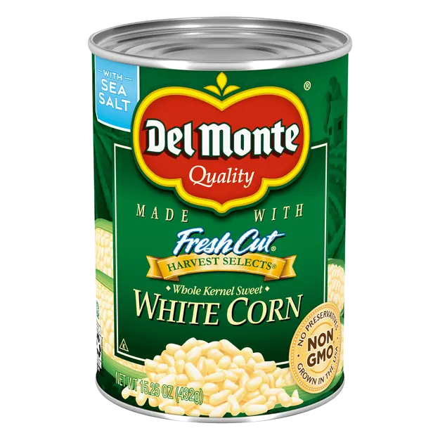 Harvest Selects Whole Kernel Sweet White Corn with Sea Salt